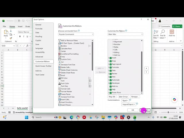 Explore Visual Basic for Applications in Excel