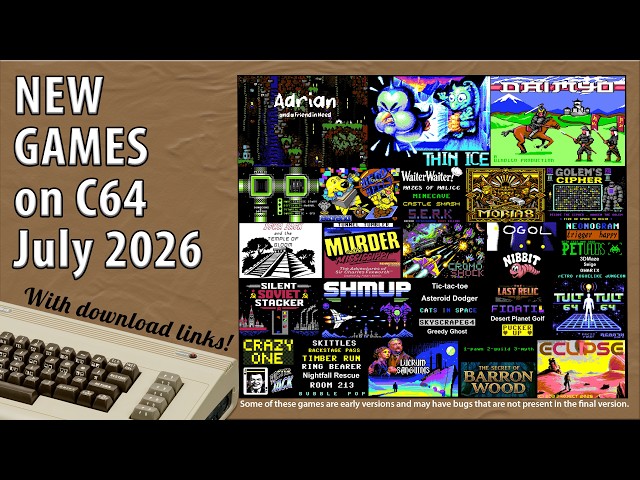 New C64 games July 2026