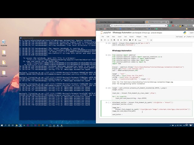 WhatsApp Automation Using Python Sending Photos or Videos on Whatsapp Using Python
