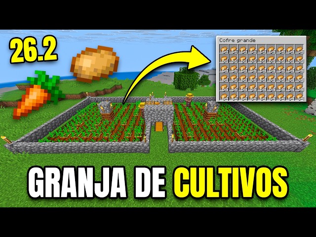 Automatic Crop Farm - Minecraft Java 26.2