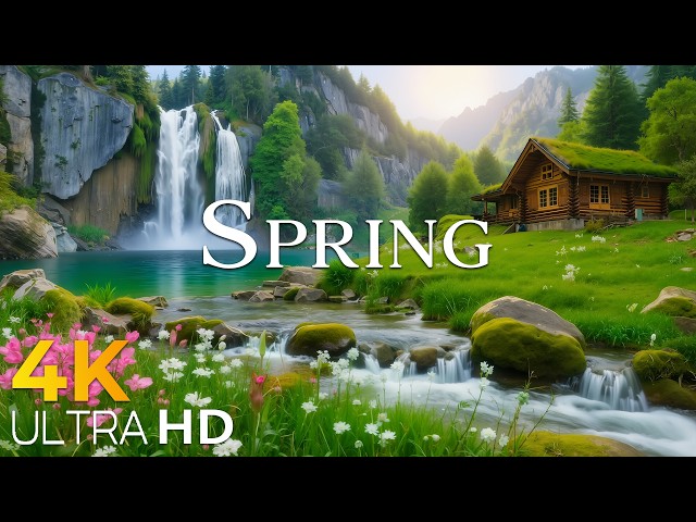 Springtime in Switzerland 🌸 Fresh Alpine Air & Stunning Mountain Views | 4K Nature Film