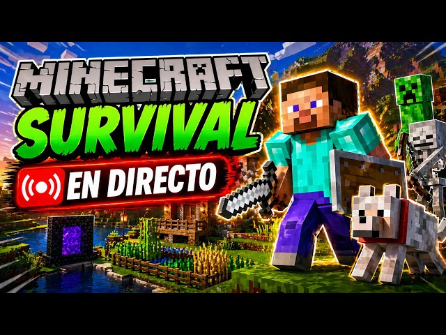 😎 MINECRAFT SURVIVAL || GRANJA DE ESQUELETOS WITHER 😱
