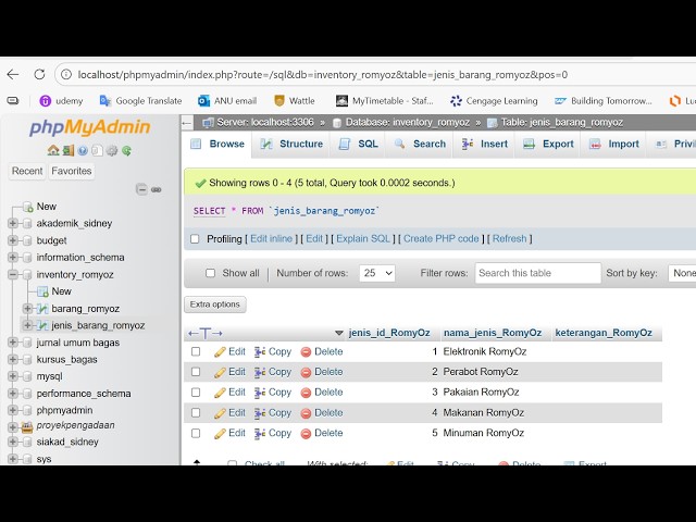 phpMyAdmin Tip 02: Cara Import Database file sql ke database kita melalui phpMyAdmin