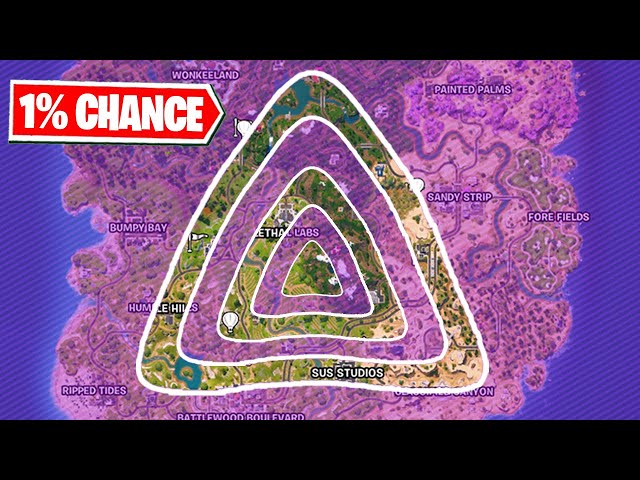 NEW *TRIANGLE STORM* in Fortnite (VERY RARE)