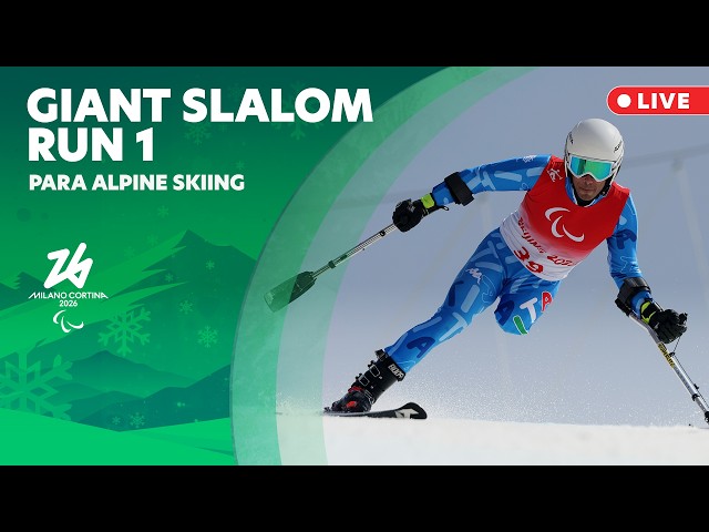 Para Alpine Skiing ⛷️🔥 - Men's Giant Slalom All Classes Run 1 | 13 Mar | Milano Cortina 2026