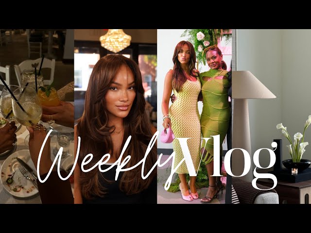 weekly vlog | new hair + apartment hunting + panel speaking + new flowers & more | allyiahsface vlog
