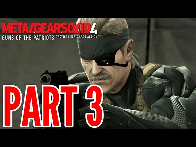 Metal Gear Solid 4: Guns Of The Patriots Walkthrough Part 3 "Rat Patrol Team 01" (No Commentary)