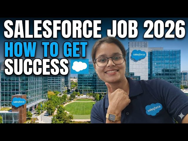 Salesforce Roadmap 2026 🔥 From Zero to First Job (No Coding | Freshers Guide) |