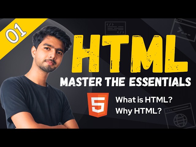 What is HTML? | Learn HTML from Scratch 🚀 | HTML Full Course for Beginners | HTML Tutorial 2026 #1