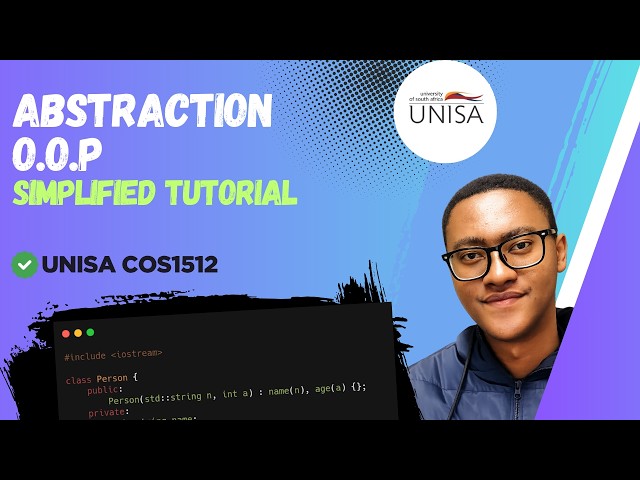 C++ OOP: Abstraction Explained for Beginners | COS1512