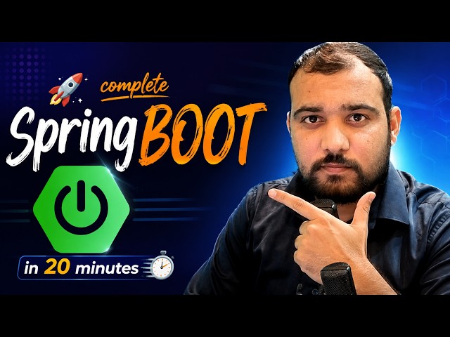 Spring Boot Explained in 20 Minutes | Everything a Java Developer Should Know
