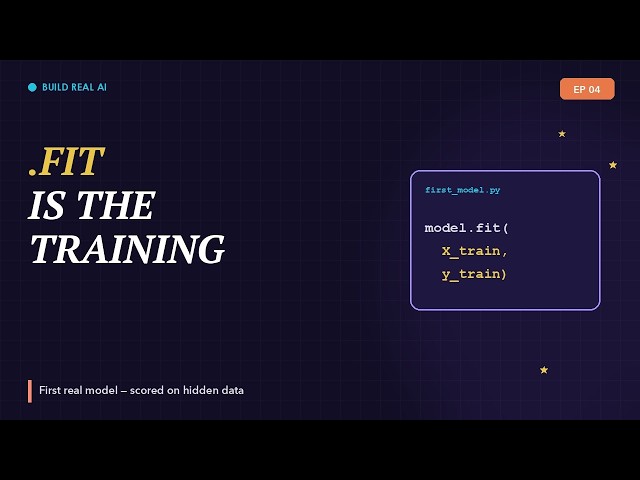 Build Real AI - Train a Real ML Model in 20 Minutes