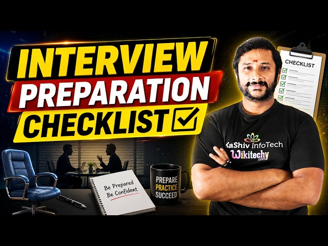 Interview Preparation Checklist: 10 Things to Do Before an Interview | Kaashiv Infotech Reviews