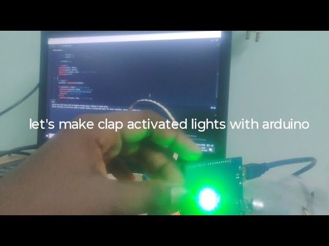 Let's make clap activated lights with arduino ⌨️🖥️🧑‍💻💡🔦