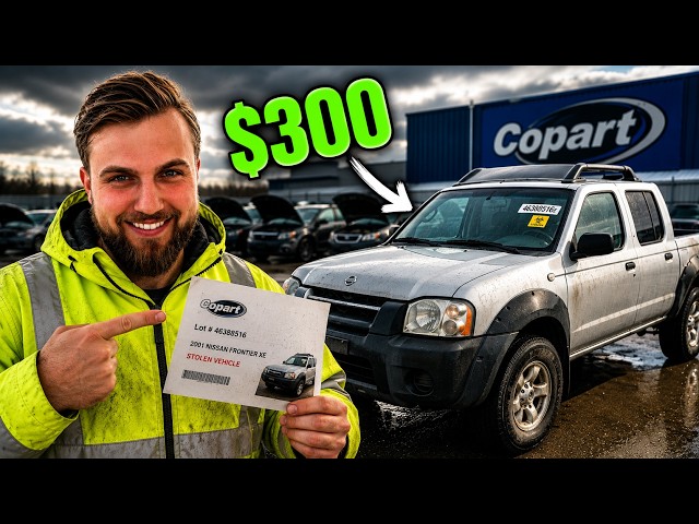 I Stole This Truck For $300 At Copart!