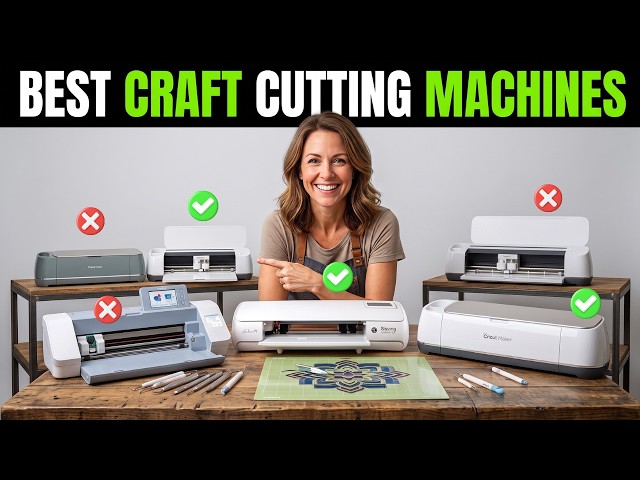 ✅ 7 Best Craft Cutting Machines [2026] Cricut Maker vs Silhouette Cameo vs Siser Juliet
