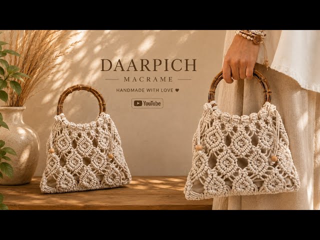 DIY Macrame Purse Sling Bag Easy Tutorial | Boho Bag