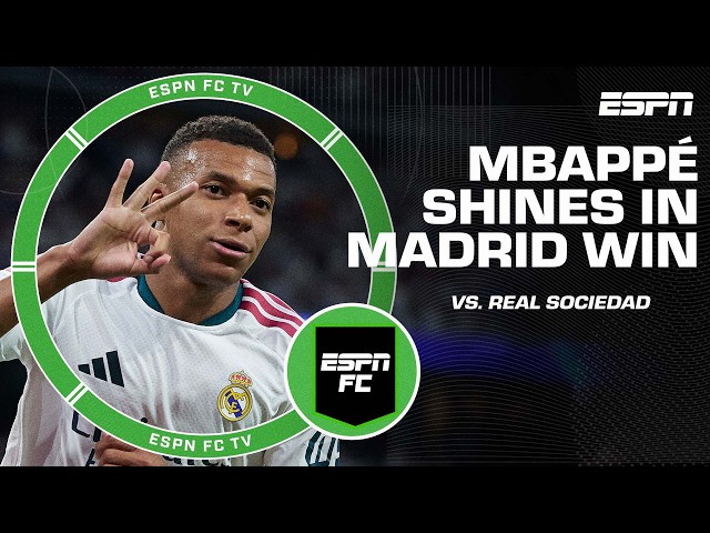 ‘CLINICAL!’ Mbappé nets hat trick on Mourinho’s Real Madrid homecoming 🎯 REACTION | ESPN FC