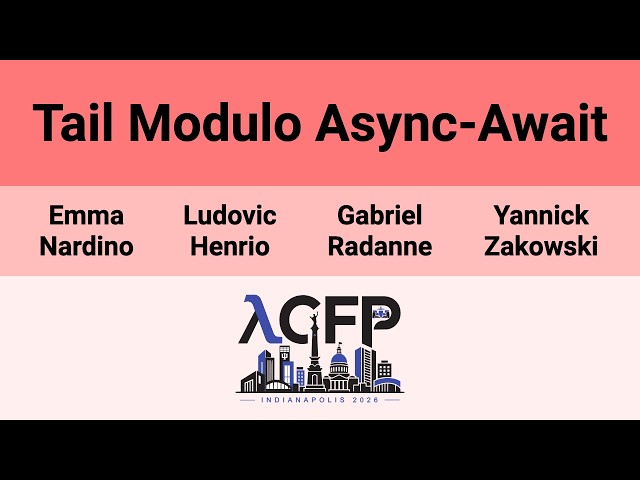 [ICFP'26] Tail Modulo Async-Await
