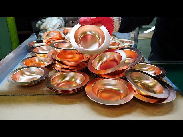 Old Korean stainless steel factory that makes dalgona kits from the Korean movie squid game