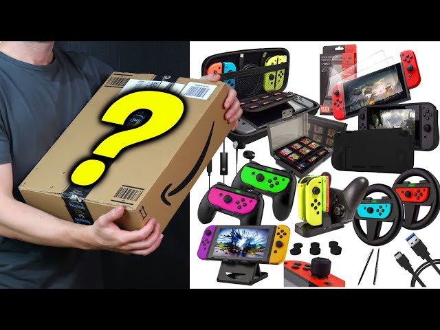 compré el PACK de ACCESORIOS para Nintendo Switch MÁS CARO de AMAZON 😐