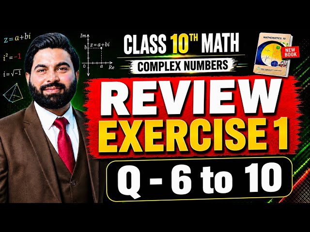 Class 10th Math New Book Ch 1 Review Exercise 1 Q6,Q7,Q8,Q9,Q10-10 Class Math Review Exercise 1 