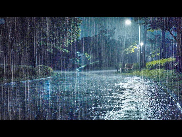 Sleep Sounds for Sleepless Nights | Heavy Rain Sounds ASMR, Insomnia Relief & Relaxation