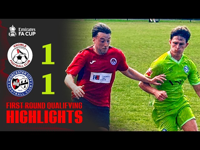 INCREDIBLE Late Drama! 🤯 | Knowle FC v Worcester City | Highlights | Emirates FA Cup 2026/27