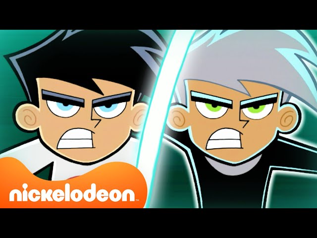 Every Time Danny Phantom Goes Ghost 👻 | Nicktoons