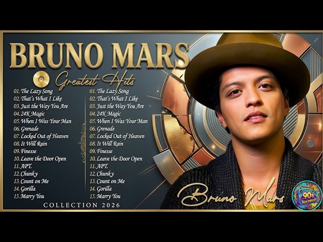 Greatest Hits of Bruno Mars: The Complete Playlist 2026