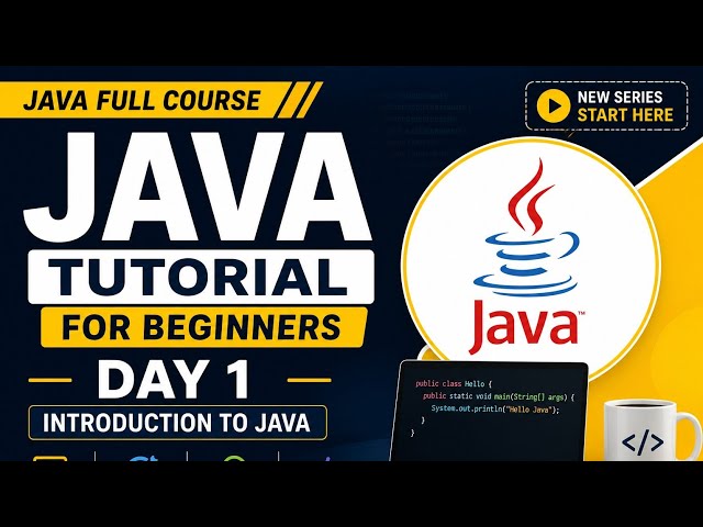 Java Tutorial for Beginners | Day 1 – Introduction to Java | JVM JDK JRE Explained