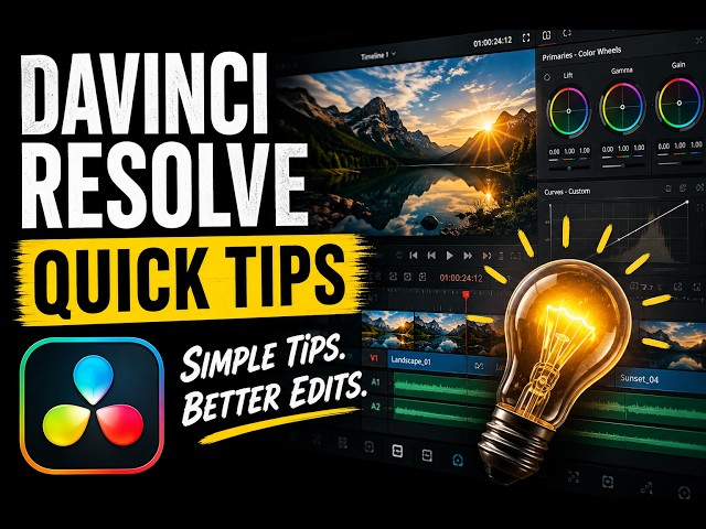 Quick Tip⎜DaVinci Resolve⎜How to LOOP a video ?