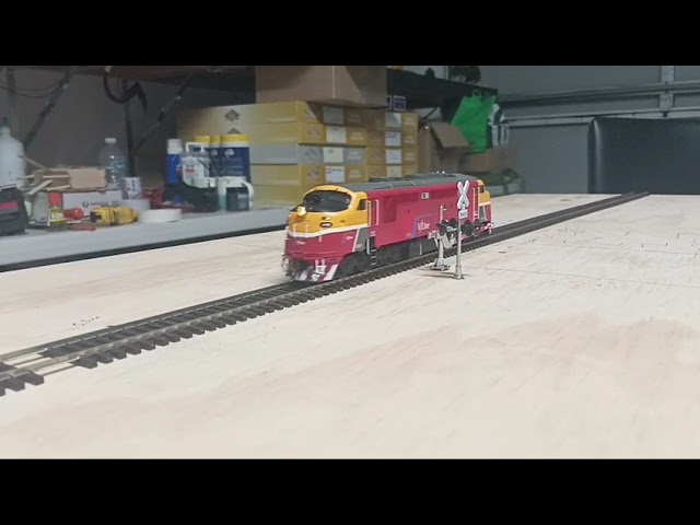 Brad’s Trains sound/flashing/detection module with gates and flashing signals. 