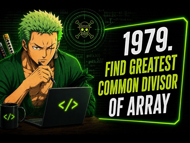 🚀 LeetCode 1979 – Find Greatest Common Divisor of Array | C++