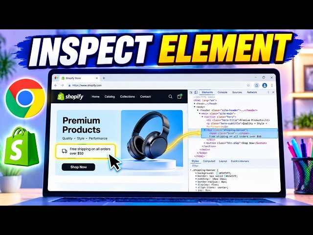 Instant Shopify Changes: Chrome Inspect Element Guide