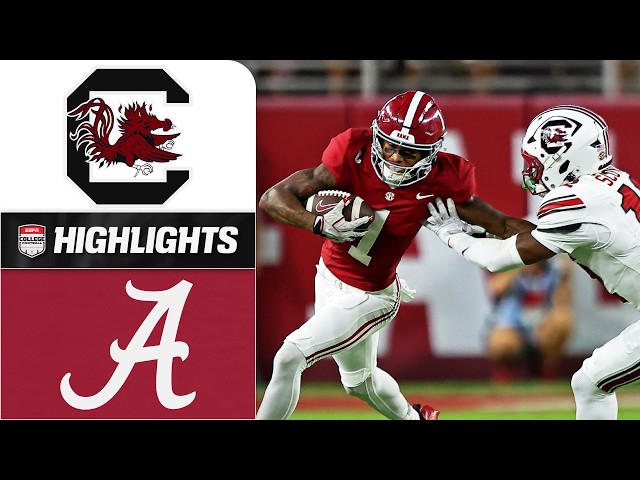 South Carolina Gamecocks vs. Alabama Crimson Tide | Full Game Highlights | ESPN College Football
