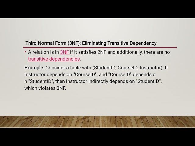 Database management system Unit 3.1 normalisation 