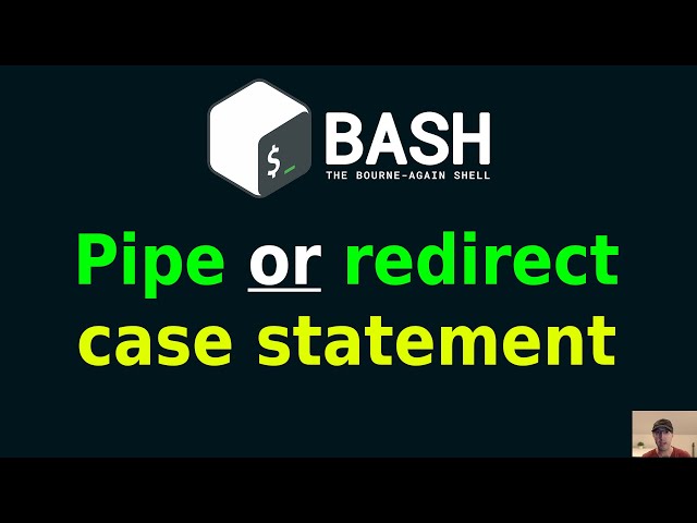 Pipe or Redirect Case Statement Result in a Shell Script
