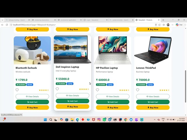 🛒 NavyaKart - Full Stack E-Commerce Application