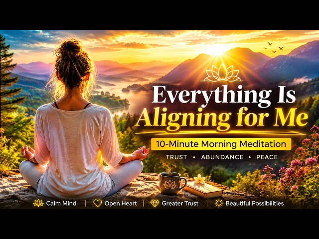 Everything Is Aligning for Me | 10-Minute Morning Meditation for Trust & Abundance