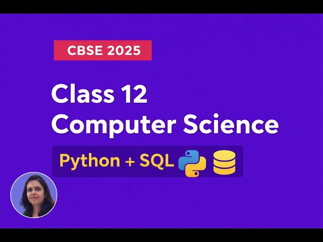 Class 12 Computer Science Introduction