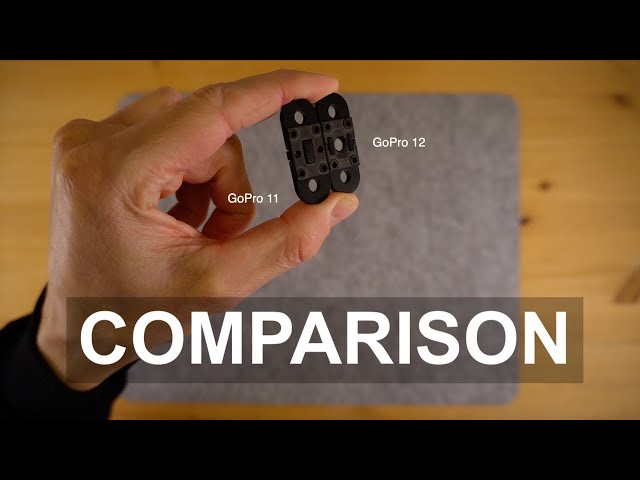 Folding Fingers: GoPro12 vs GoPro11, Comparison (4K)