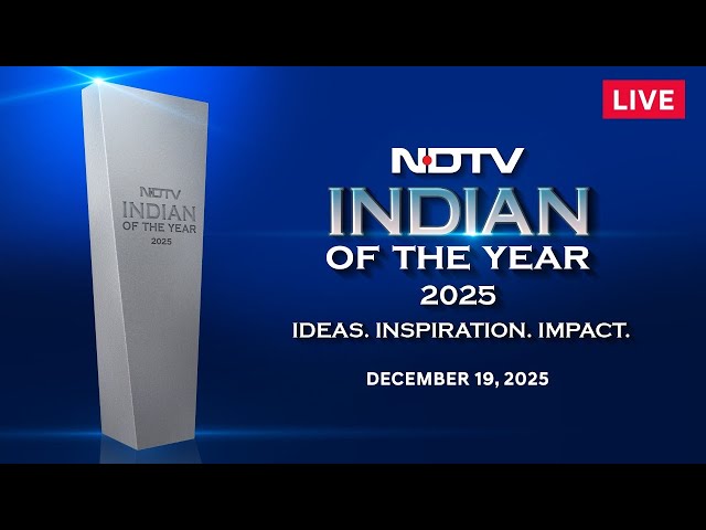 LIVE: NDTV Indian Of The Year 2025 | Ideas. Inspiration. Impact.