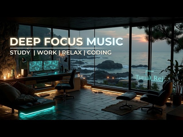 Deep Focus Music for Coding | Ambient Ocean Vibes to Boost Your Daily Productivity Flow Now