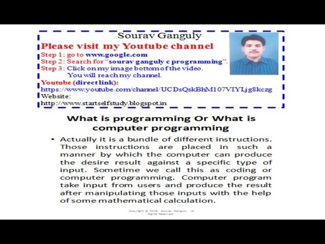 C program language tutorial Basic knowledge to learn c programming