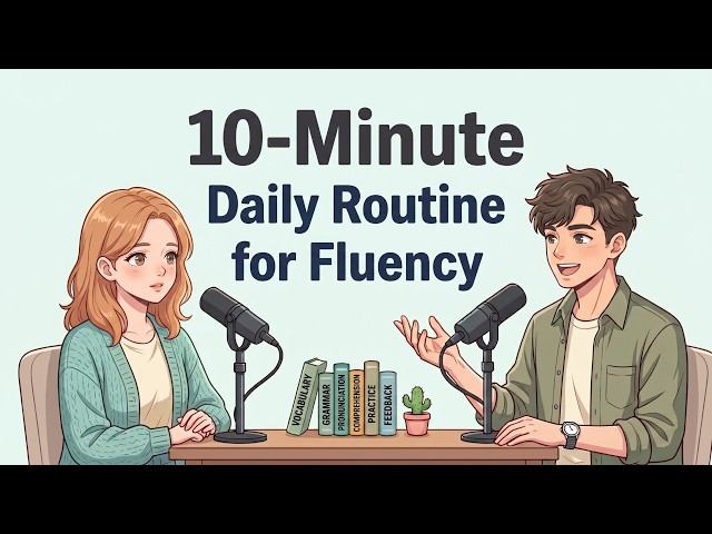 Speak Fluent English in ONLY 10 Minutes a Day | Build Self-Discipline