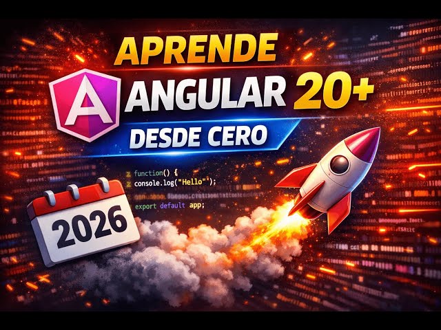 Aprende Angular 20+ Desde Cero - Curso Completo Paso a Paso (2026)