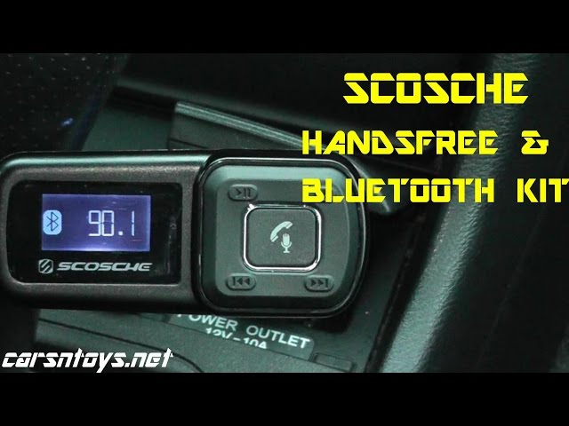 SCOSCHE - Handsfree & Bluetooth Car Kit - Unboxing and Setup