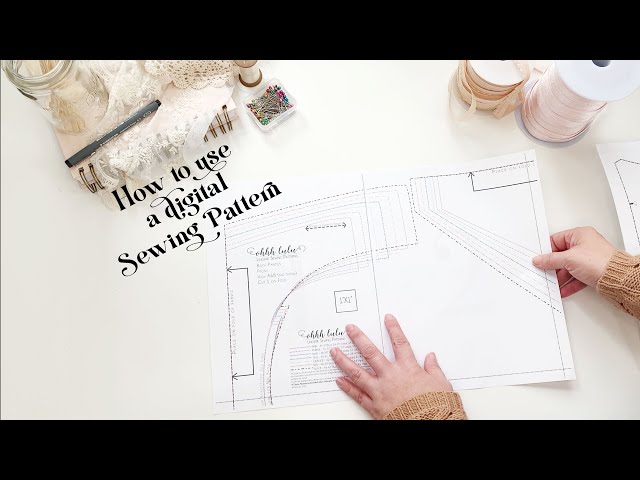 A beginners guide to Digital Sewing Patterns