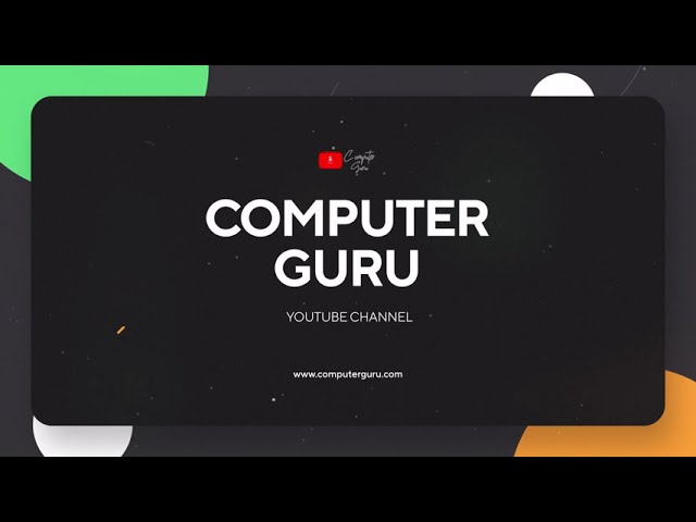 Computer Guru Introduction